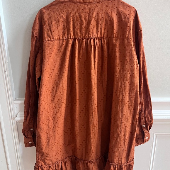 🤎 Wonderly Cotton Shirt Dress | Size L - Picture 6 of 7